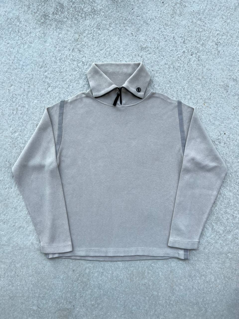 90s Vintage Massimo Osti Production Sweatshirt Half Zip Sweater