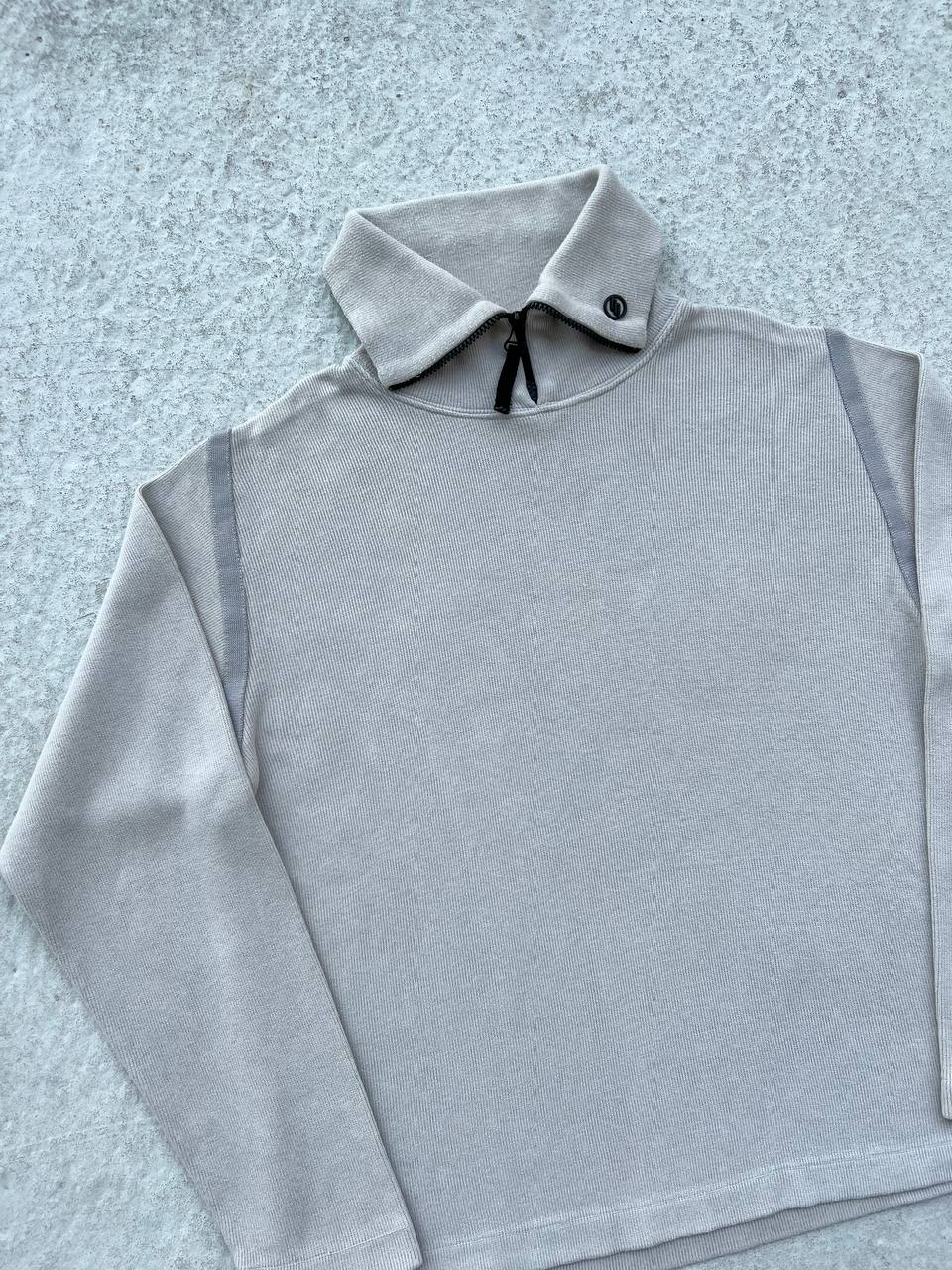90s Vintage Massimo Osti Production Sweatshirt Half Zip Sweater