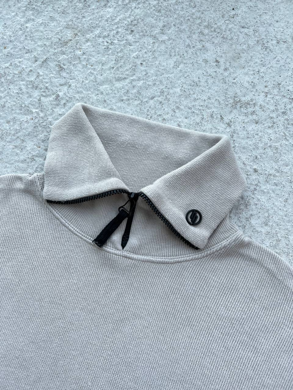 90s Vintage Massimo Osti Production Sweatshirt Half Zip Sweater