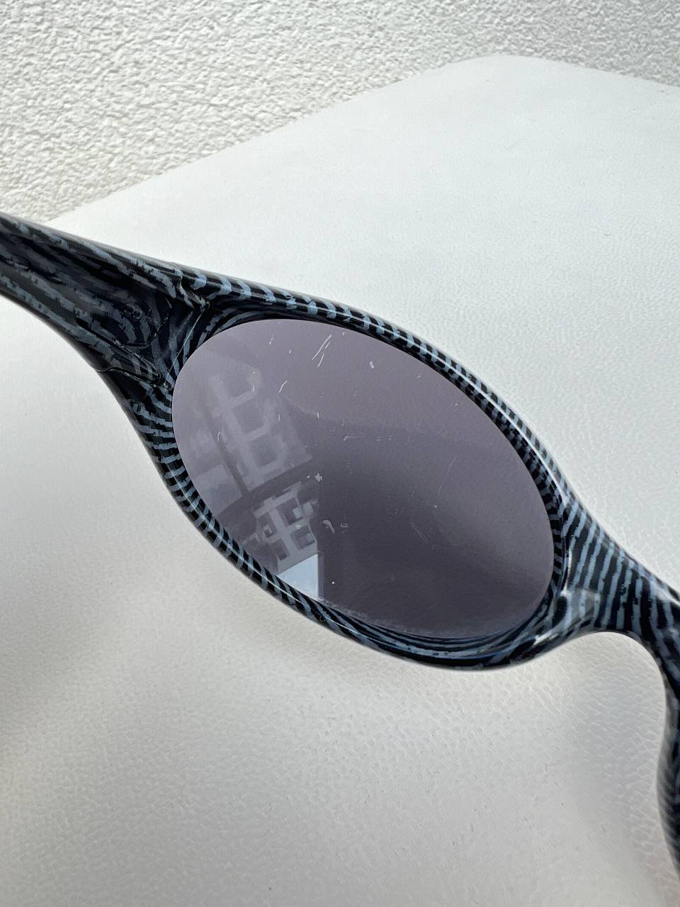1996 Vintage Oakley Eye Jacket Gen 1 Fingerprint Sunglasses