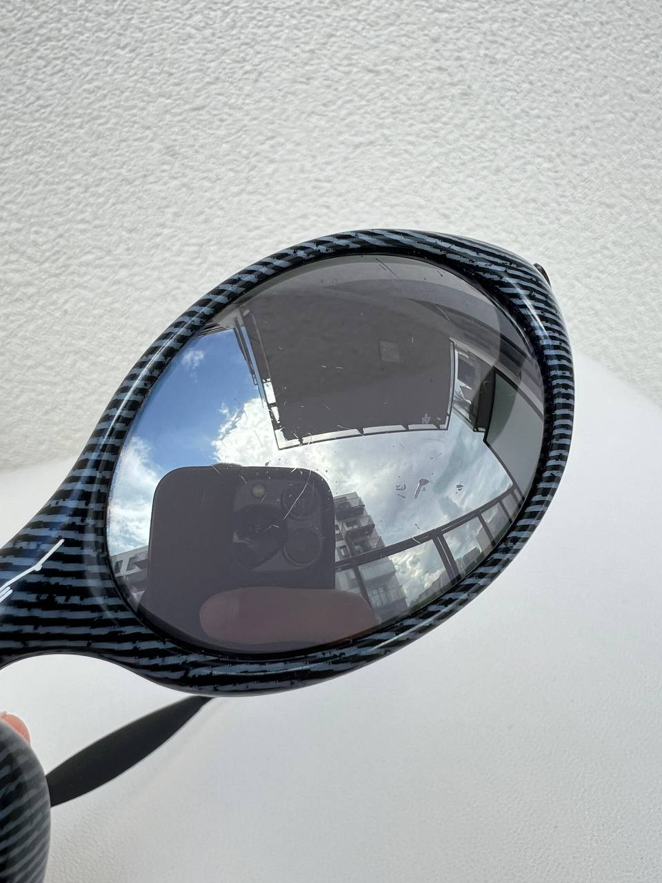 1996 Vintage Oakley Eye Jacket Gen 1 Fingerprint Sunglasses