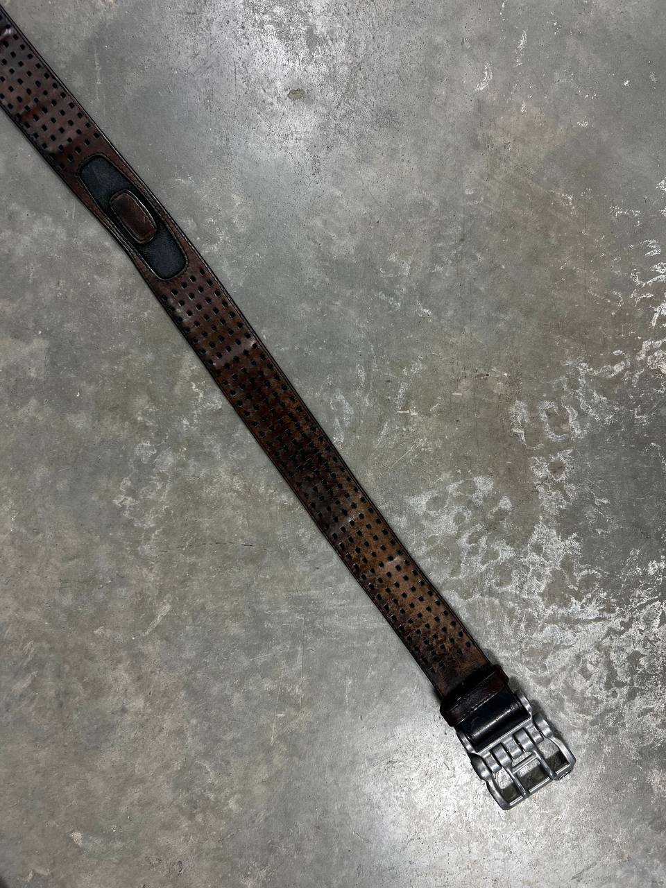00s Vintage Oakley Leather Belt