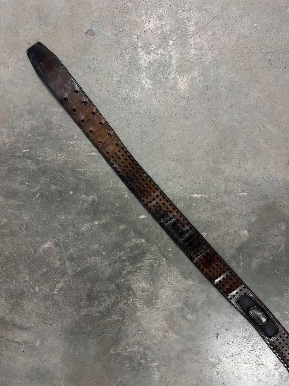 00s Vintage Oakley Leather Belt