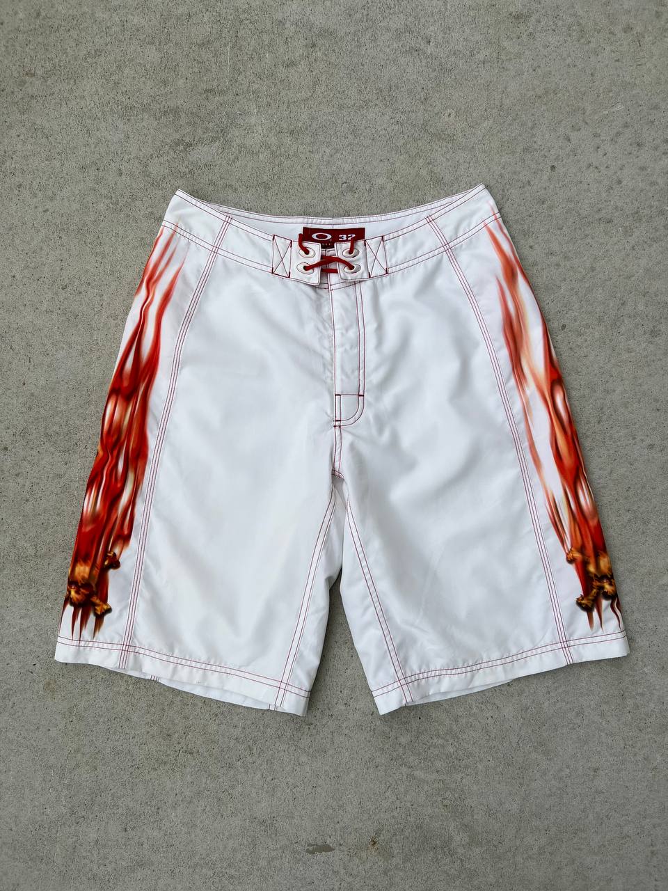 Vintage Oakley Flame Skull Shorts Bermuda