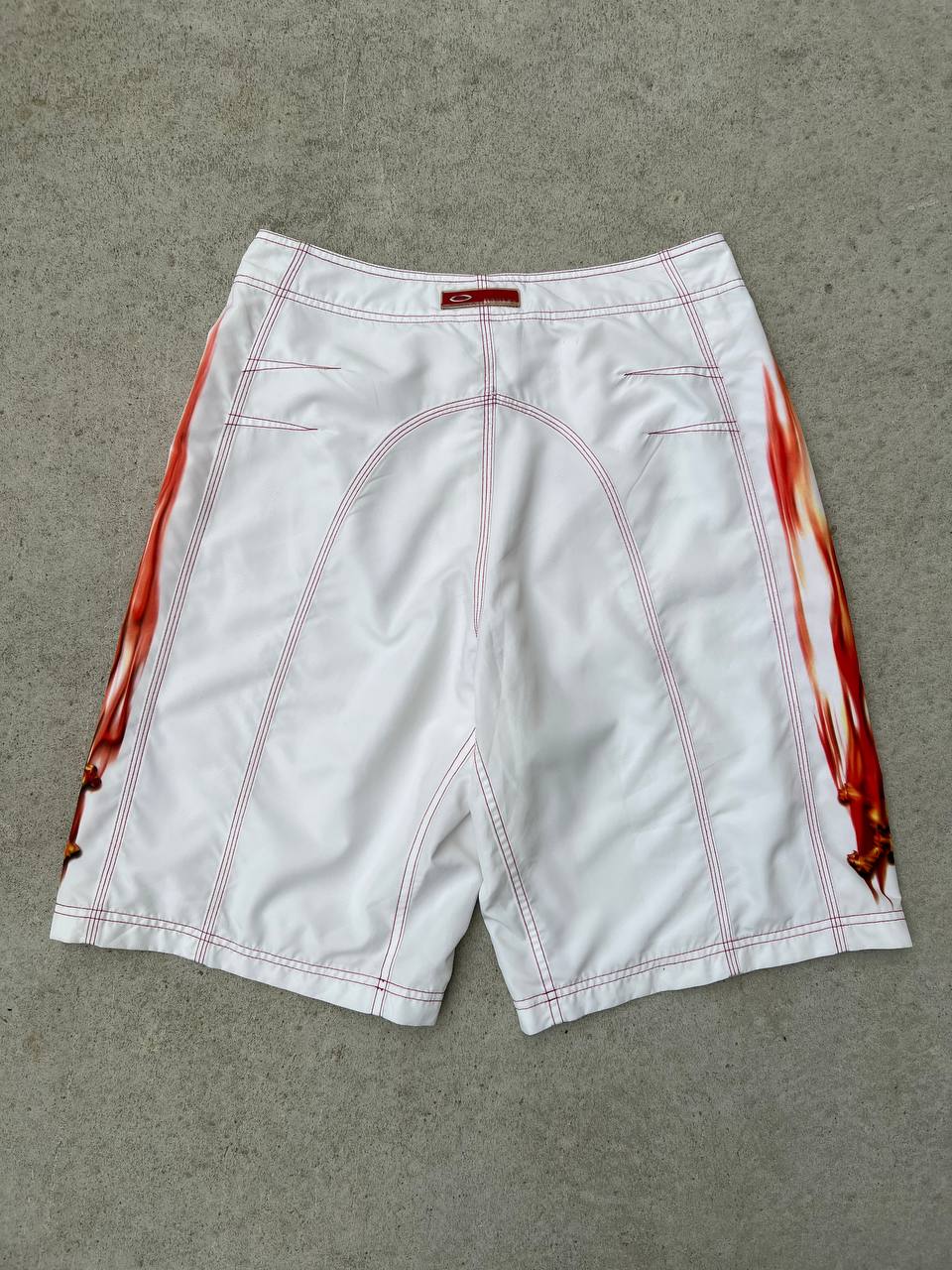 Vintage Oakley Flame Skull Shorts Bermuda