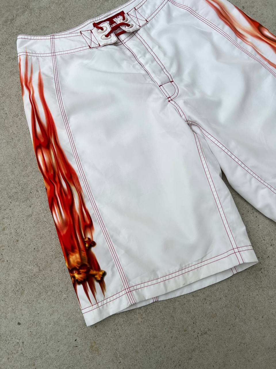 Vintage Oakley Flame Skull Shorts Bermuda