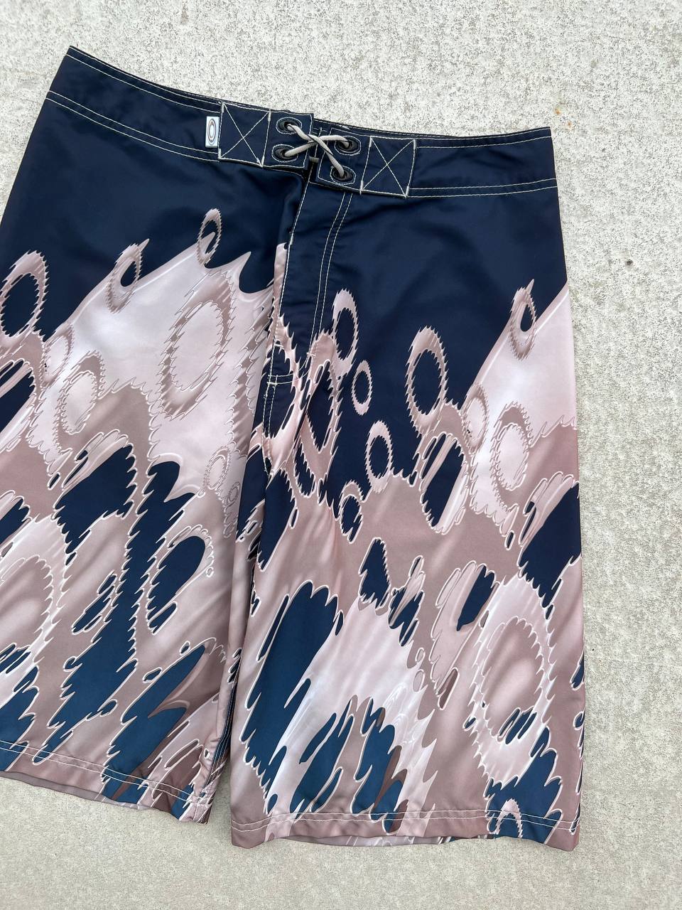 00s Vintage Oakley Static Multilogo Bermuda Shorts