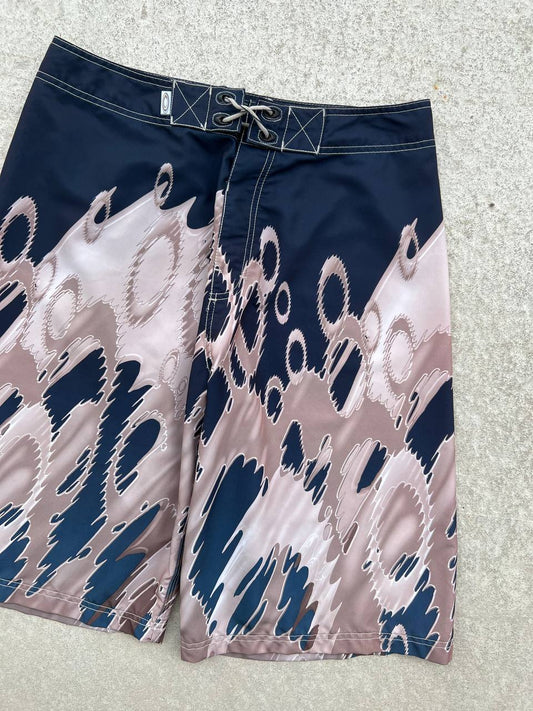 00s Vintage Oakley Static Multilogo Bermuda Shorts