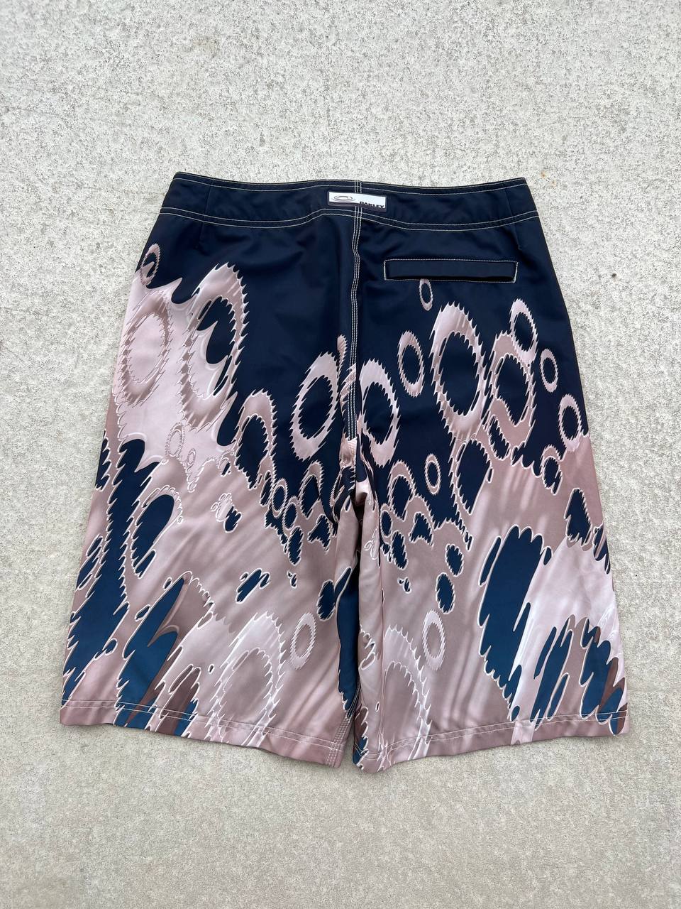00s Vintage Oakley Static Multilogo Bermuda Shorts