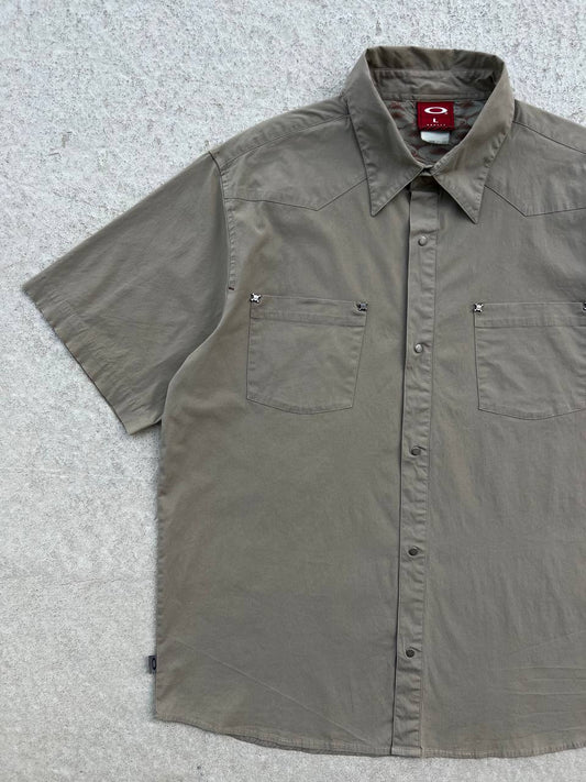 00s Vintage Oakley Skull Shirt