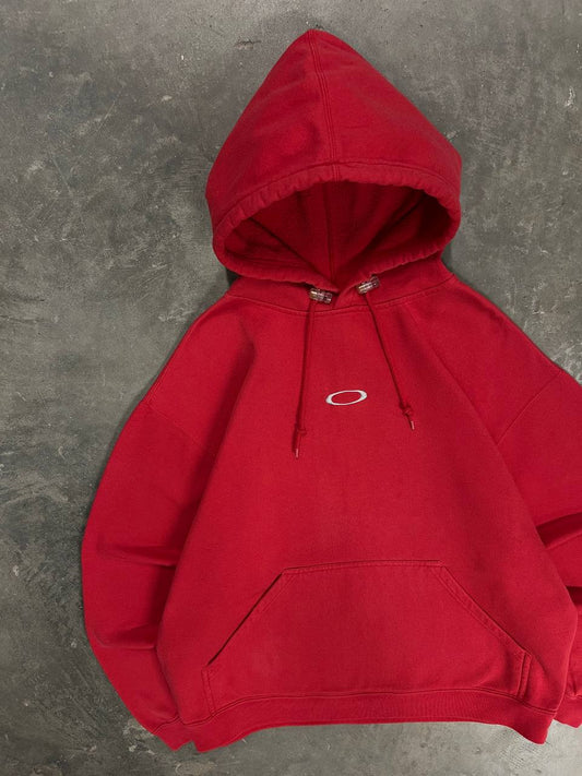 90s Vintage Oakley Software Hoodie Center Logo