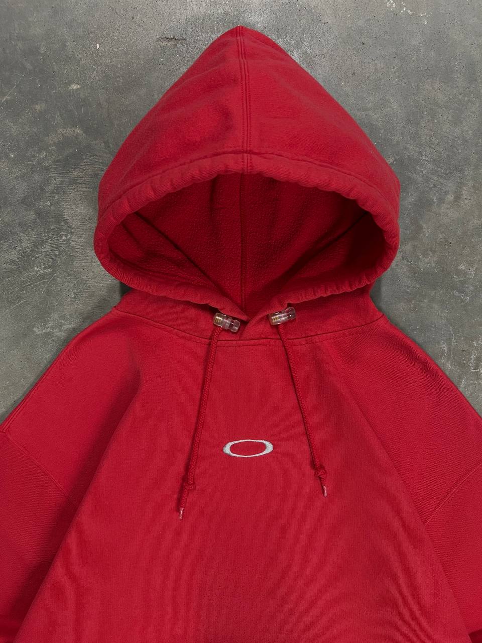 90s Vintage Oakley Software Hoodie Center Logo