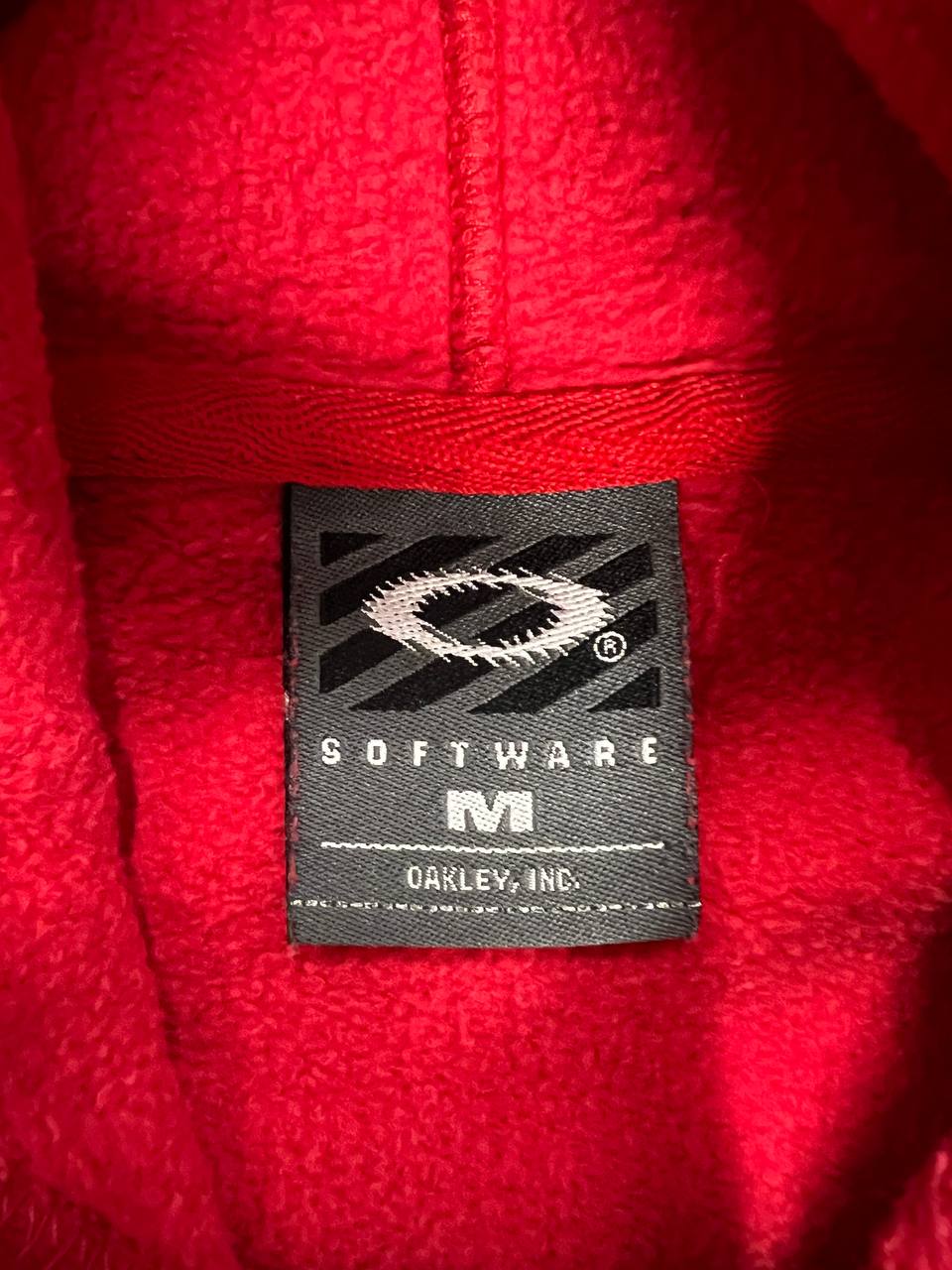 90s Vintage Oakley Software Hoodie Center Logo