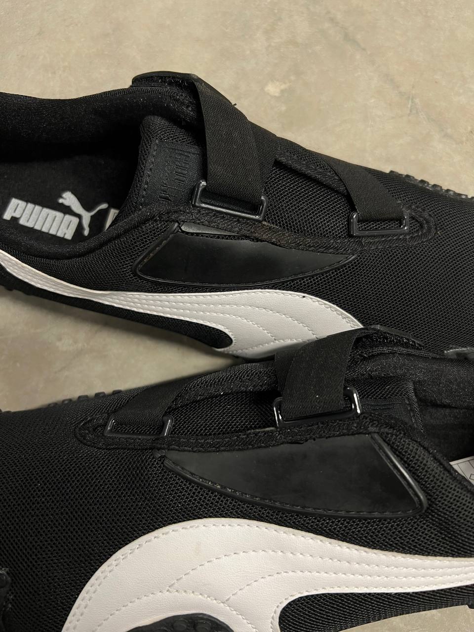 2000s Vintage Puma Mostro Black Mesh