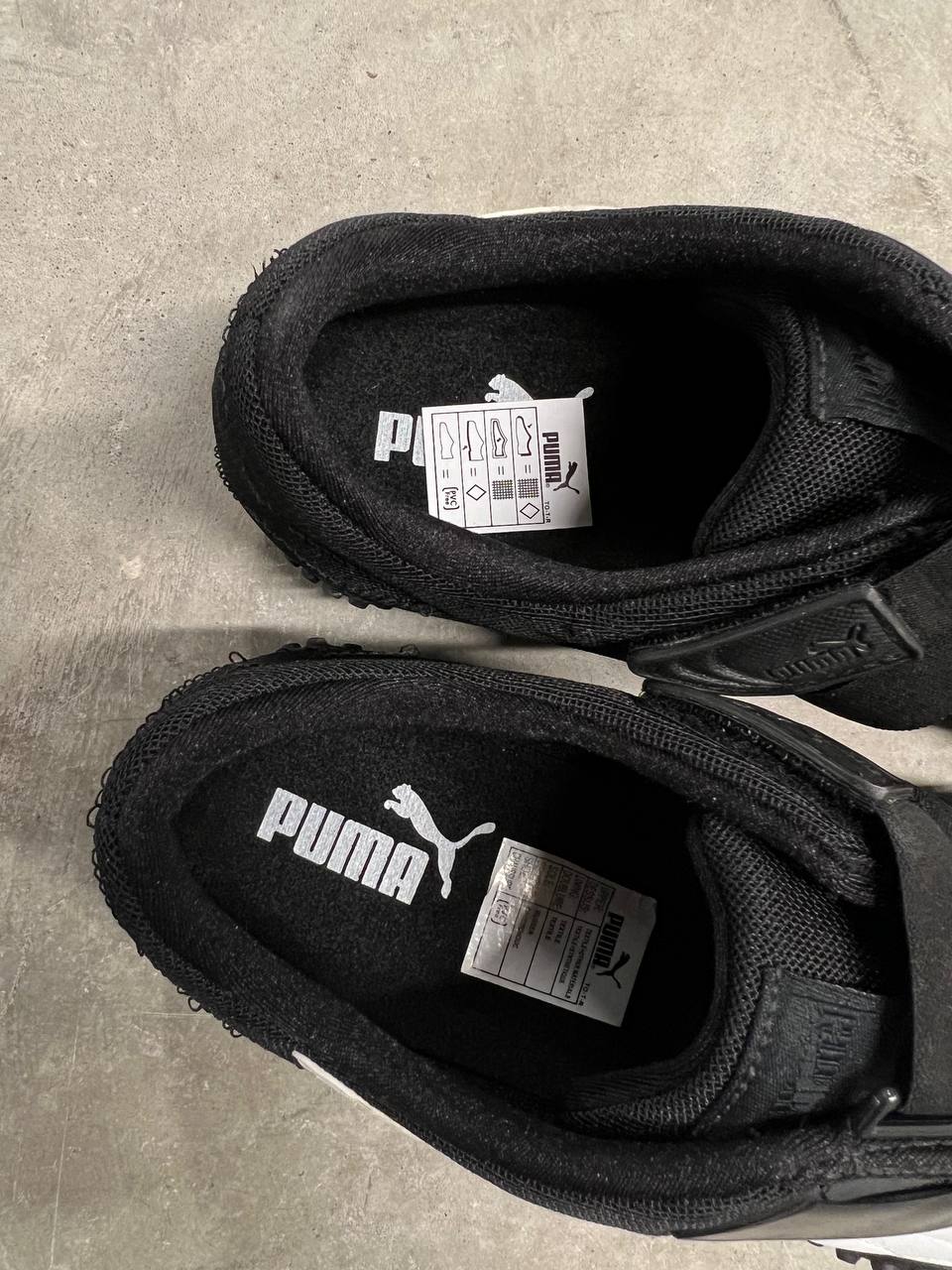 2000s Vintage Puma Mostro Black Mesh