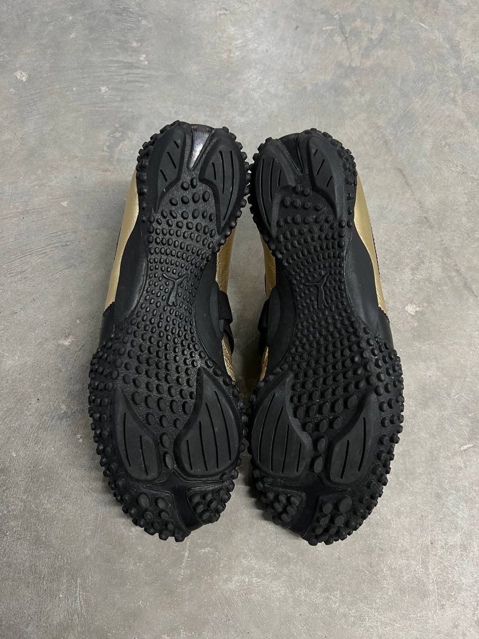 2000s Vintage Puma Mostro Gold Brogue
