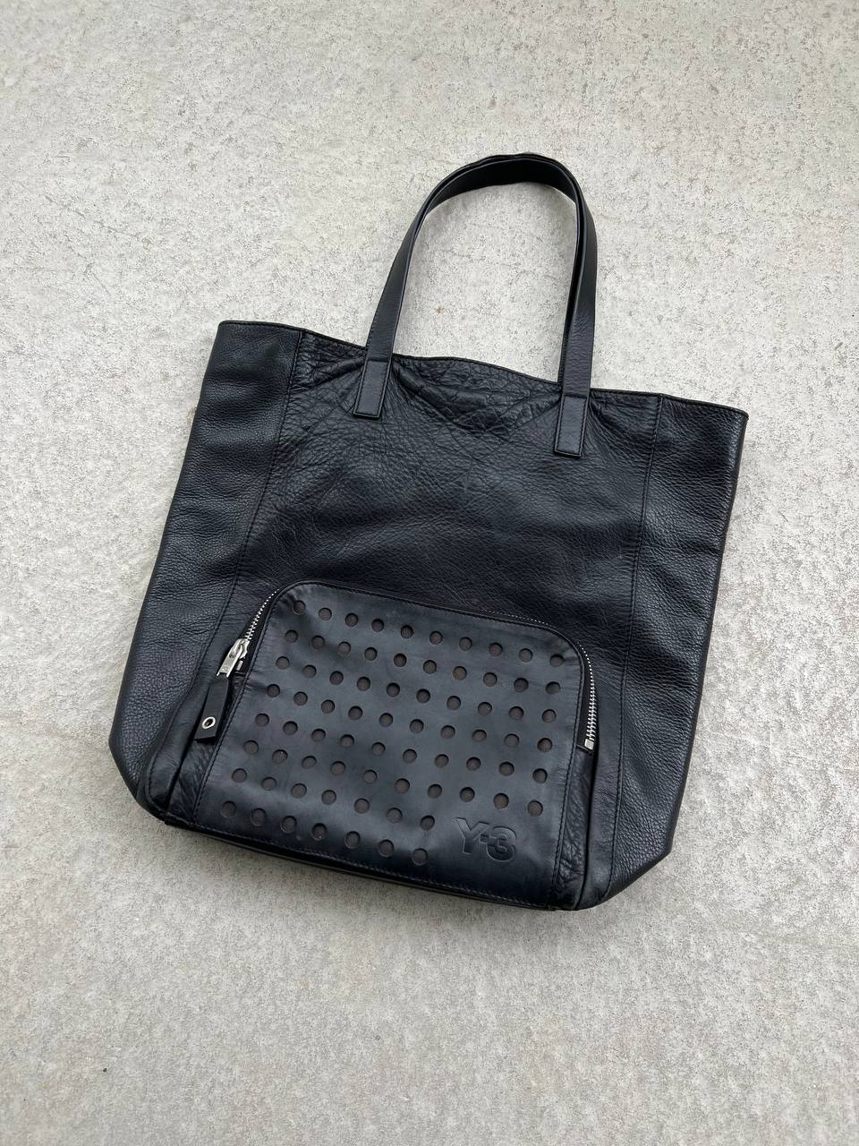 2014 Adidas Y-3 Yohji Yamamoto Leather Shoulder Tote Bag