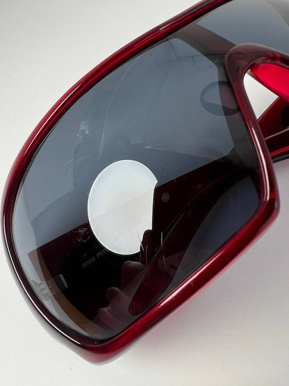 00s Vintage Miu Miu Oversized Mask Sunglasses