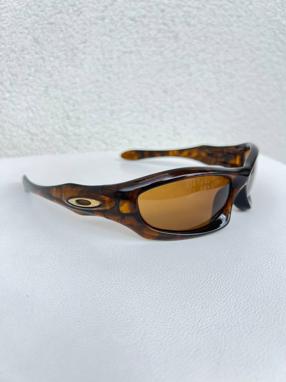 2003 Vintage Oakley Monster Dog 1st Gen Brown Tortoise / Bronze Sunglasses