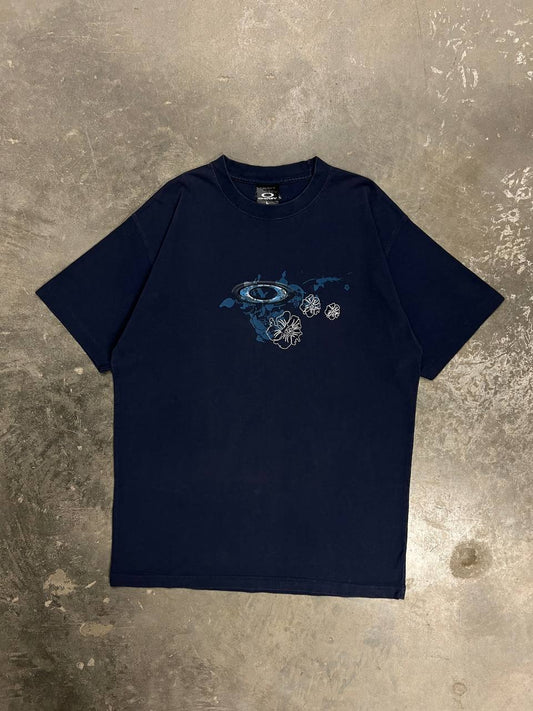 00s Vintage Oakley Hibiscus T-Shirt