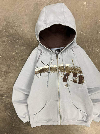 00s Vintage Oakley Zip Hoodie