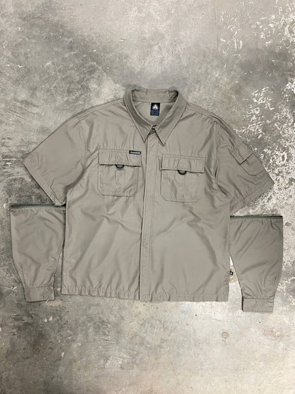 00s Vintage Nike ACG Nylon Shirt Detachable Sleeves