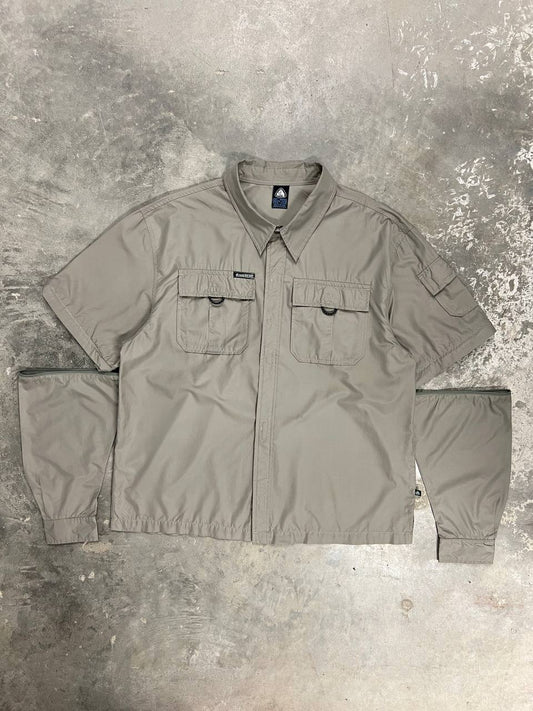 00s Vintage Nike ACG Nylon Shirt Detachable Sleeves