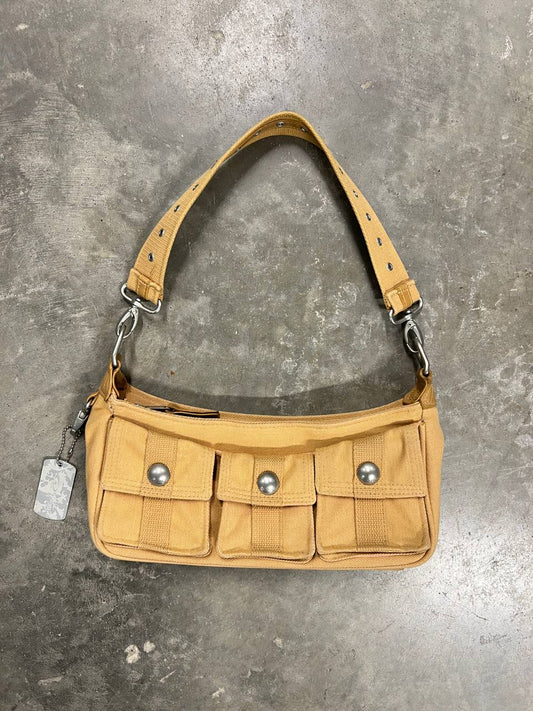 00s Vintage Oakley Caramel Shoulder Hand Bag