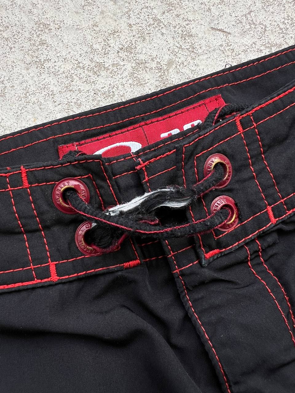 00s Vintage Oakley Flame Skull Icon Shorts