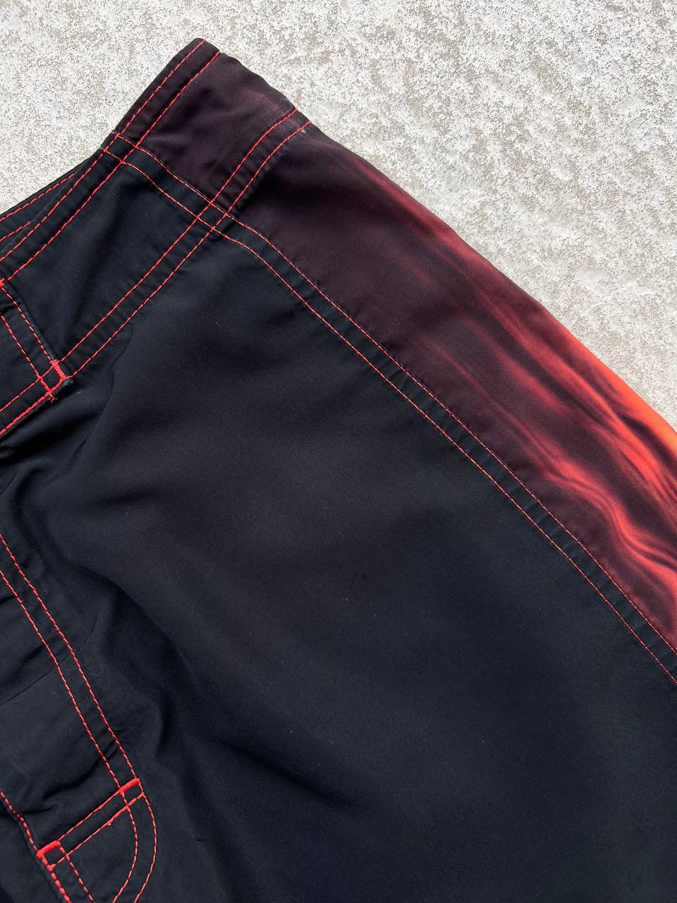 00s Vintage Oakley Flame Skull Icon Shorts
