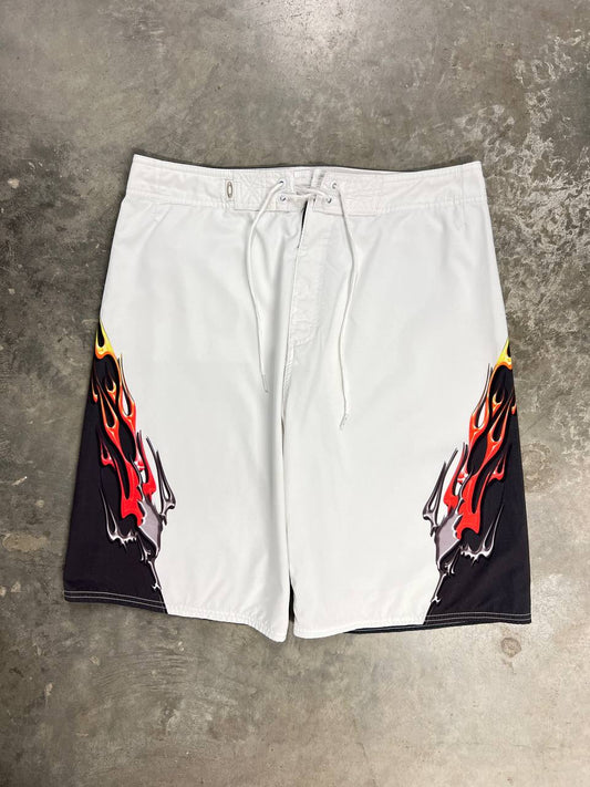 00s Vintage Oakley Flame Shorts