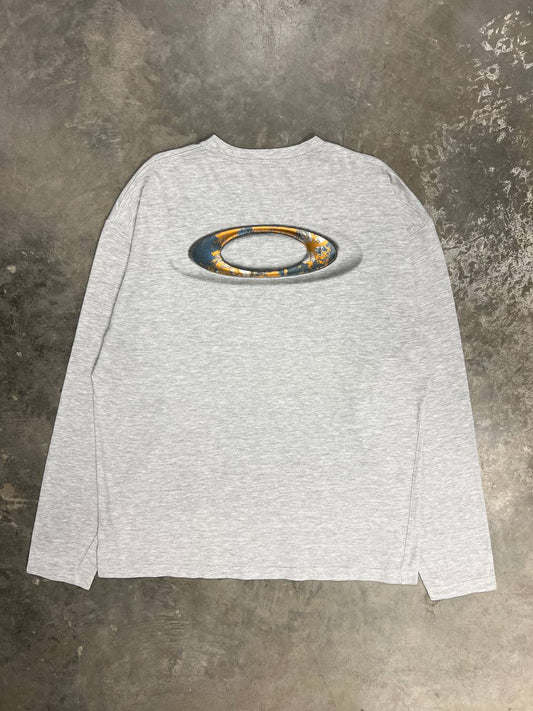 00s Vintage Oakley Hibiscus Long Sleeve T-Shirt