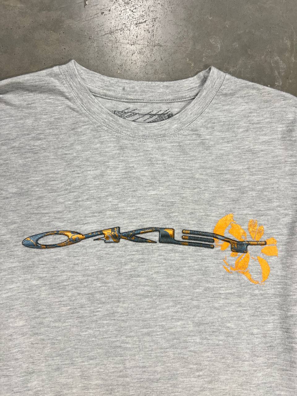 00s Vintage Oakley Hibiscus Long Sleeve T-Shirt