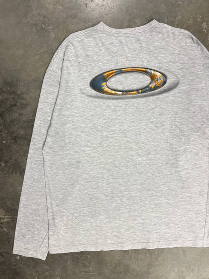 00s Vintage Oakley Hibiscus Long Sleeve T-Shirt