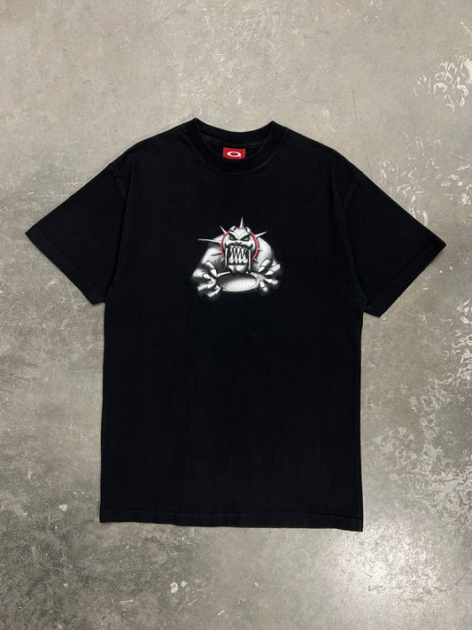 00s Vintage Oakley Monster Dog 3D Print T-Shirt