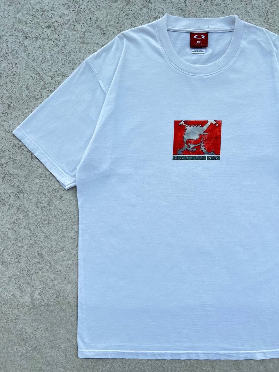 00s Vintage Oakley Skull T-Shirt