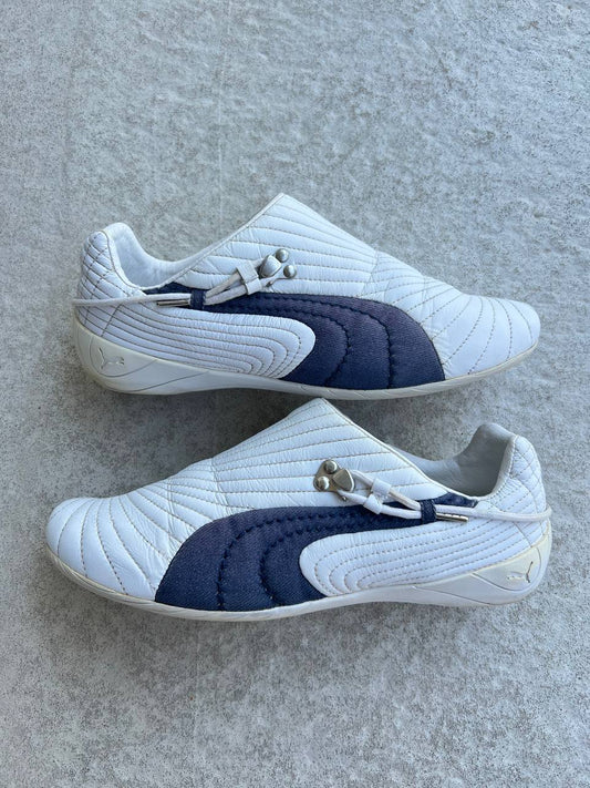 00s Vintage Puma Budoka Shoes White