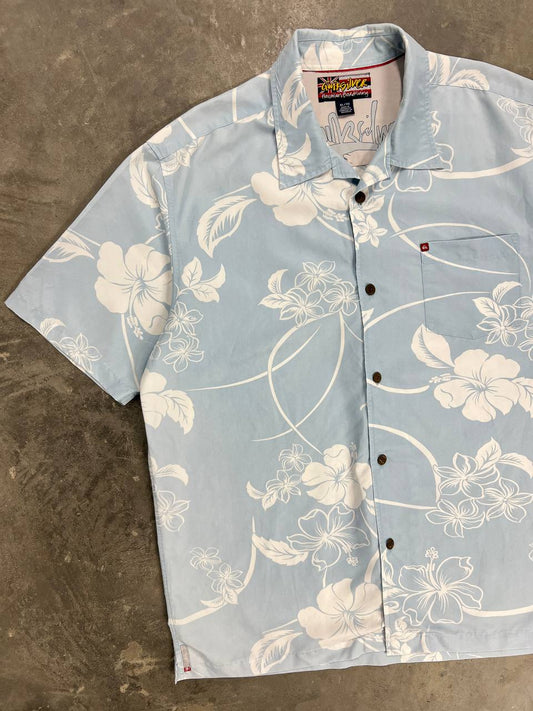00s Vintage Quiksilver Hawaiian Shirt