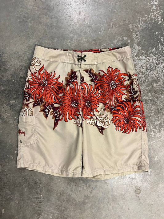 00s Vintage Stussy Beach Shorts