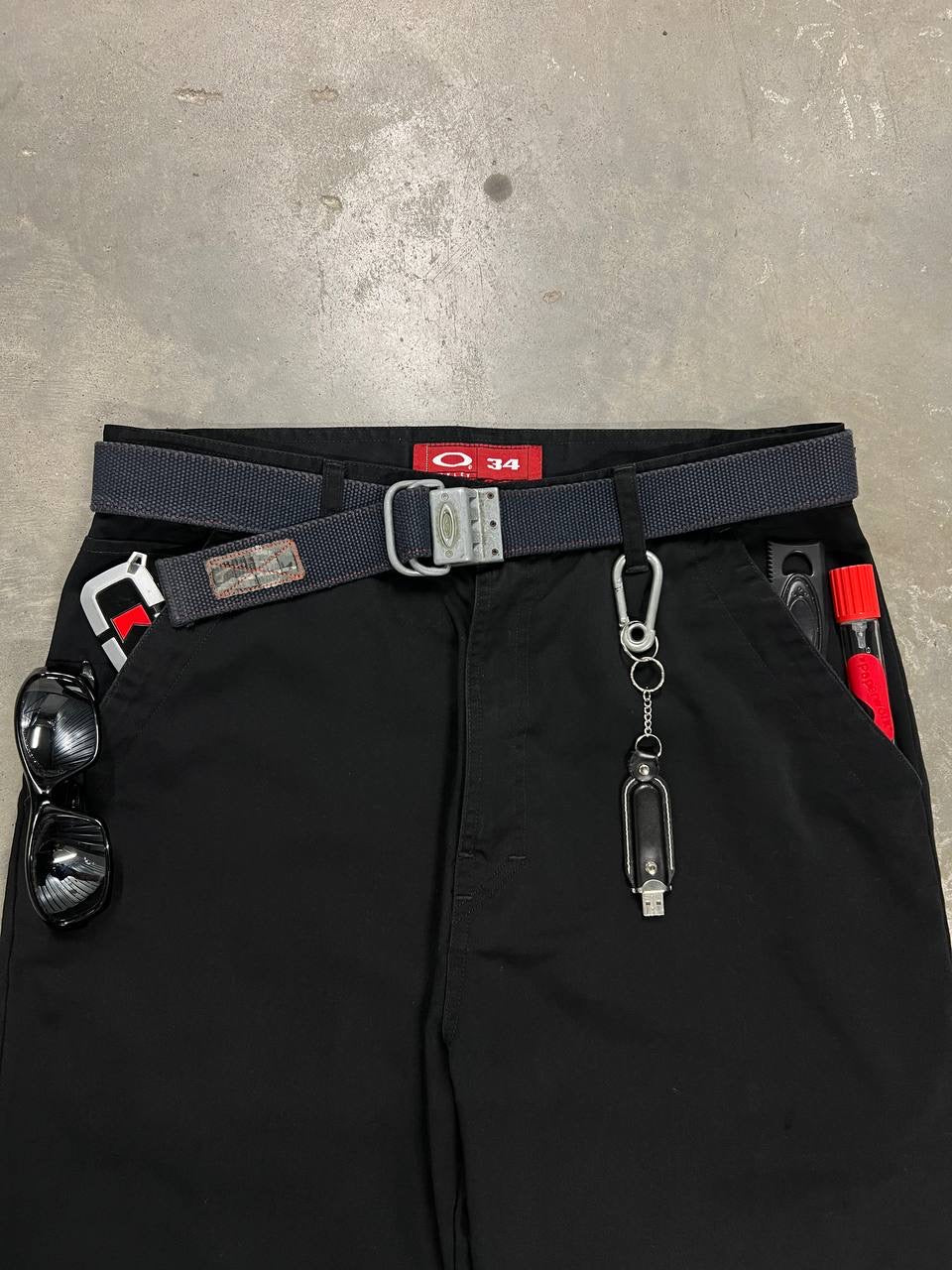 2005 Vintage Oakley Webbed Belt 2.0