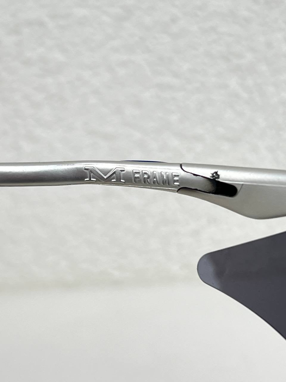 1999 Vintage Oakley New M Frame Sweep FMJ 5.56 Ice Iridium Sunglasses