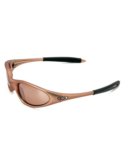 1999 Vintage Oakley Minute FMJ Copper / VR28 Sunglasses