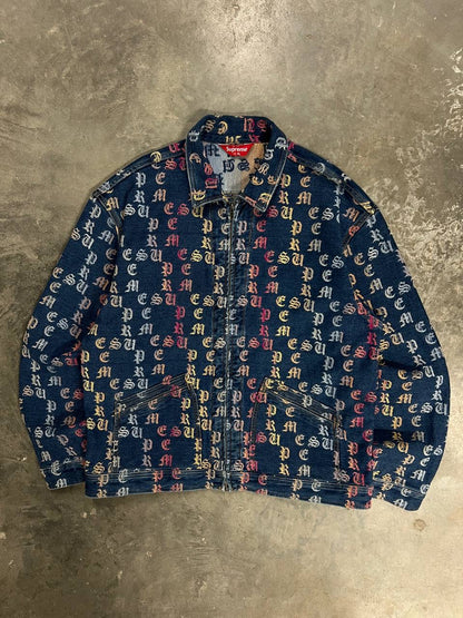 2022 Supreme Gradient Jacquard Denim Jacket