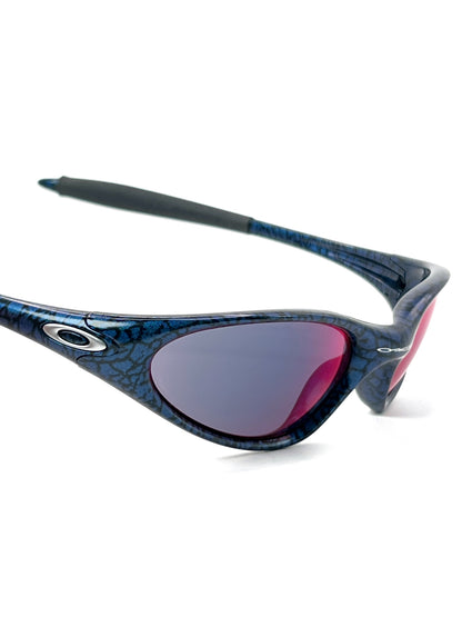 1998 Vintage Oakley Minute Cobalt / Red Iridium Sunglasses