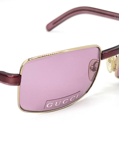 00s Vintage Gucci Sunglasses GG1378 Pink Tom Ford Era