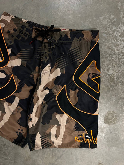 00s Vintage Quiksilver Camo Board Shorts
