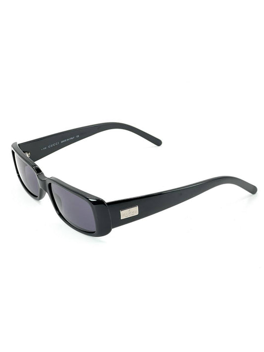 90s Vintage Gucci GG2450 Squared Sunglasses Black Tom Ford Era