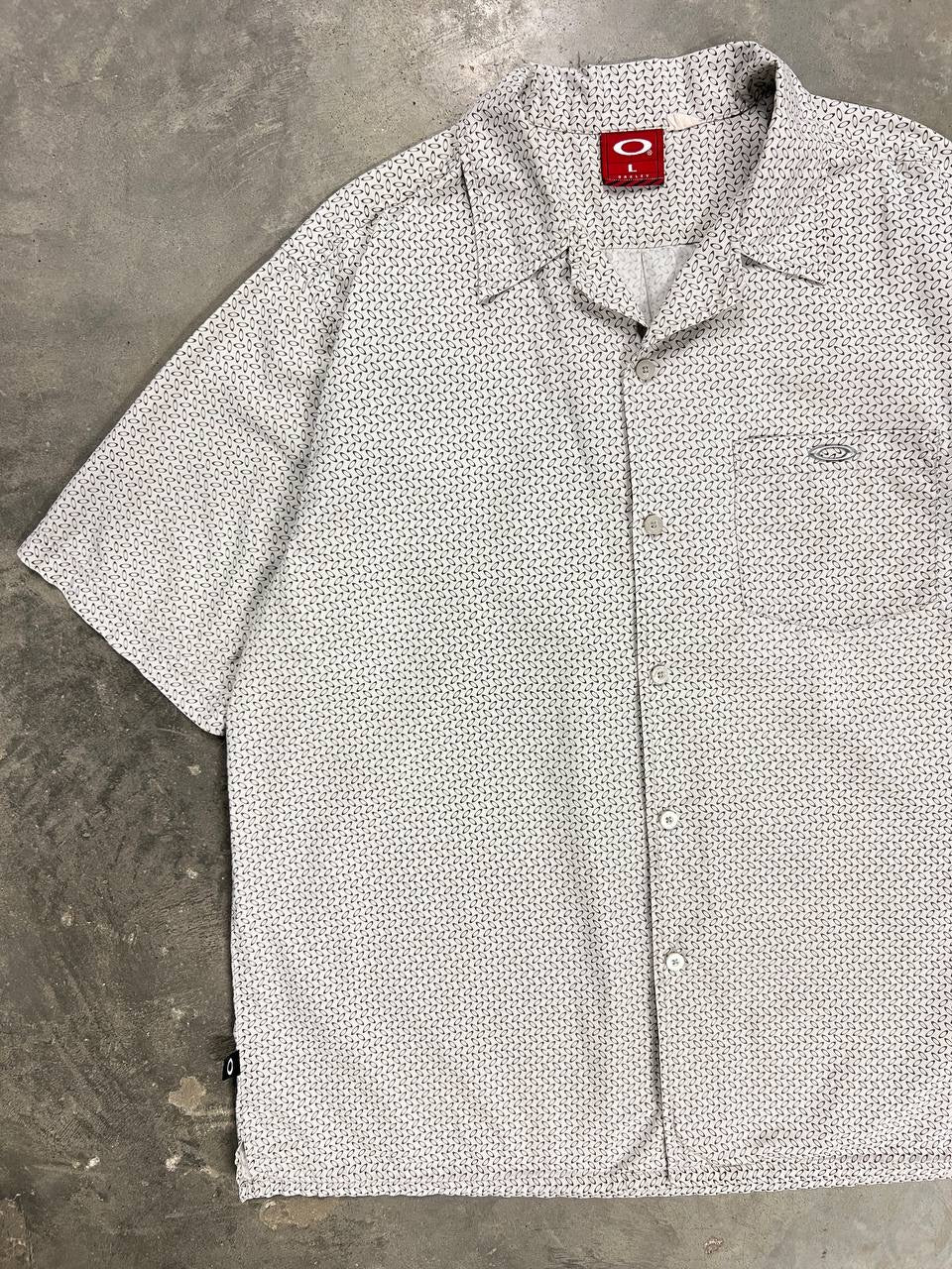 00s Vintage Oakley Icon Multilogo Shirt