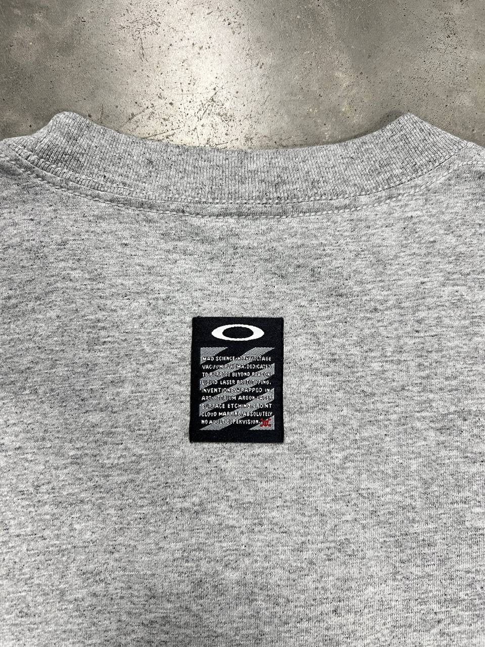 00s Vintage Oakley Mad Science 3D Print T-Shirt