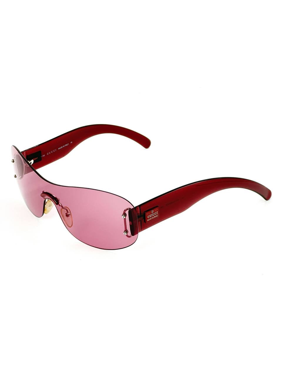00s Vintage Gucci 2448 Pink Sunglasses